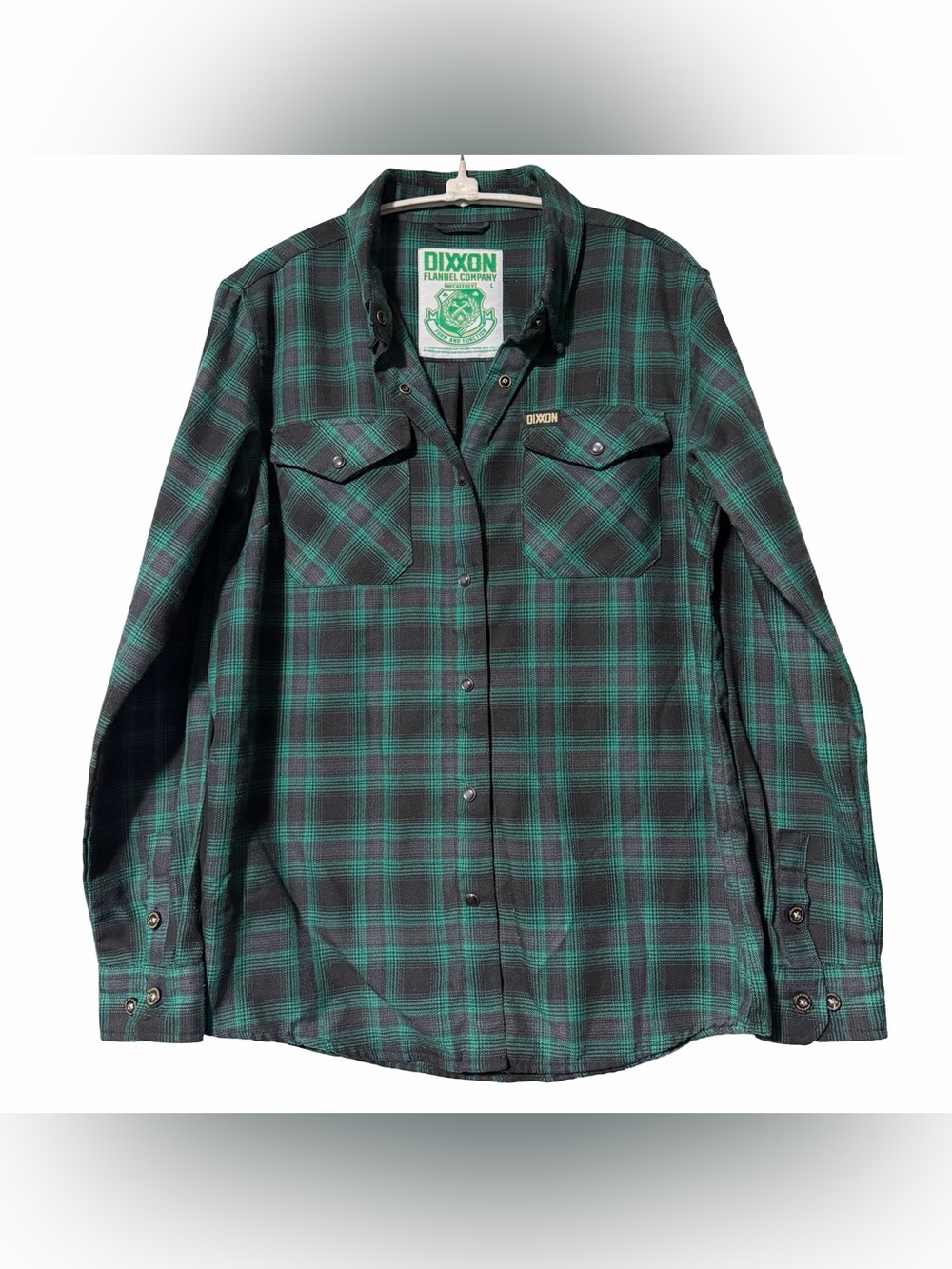 Dixxon Mcaffery plaid flannel shirt large